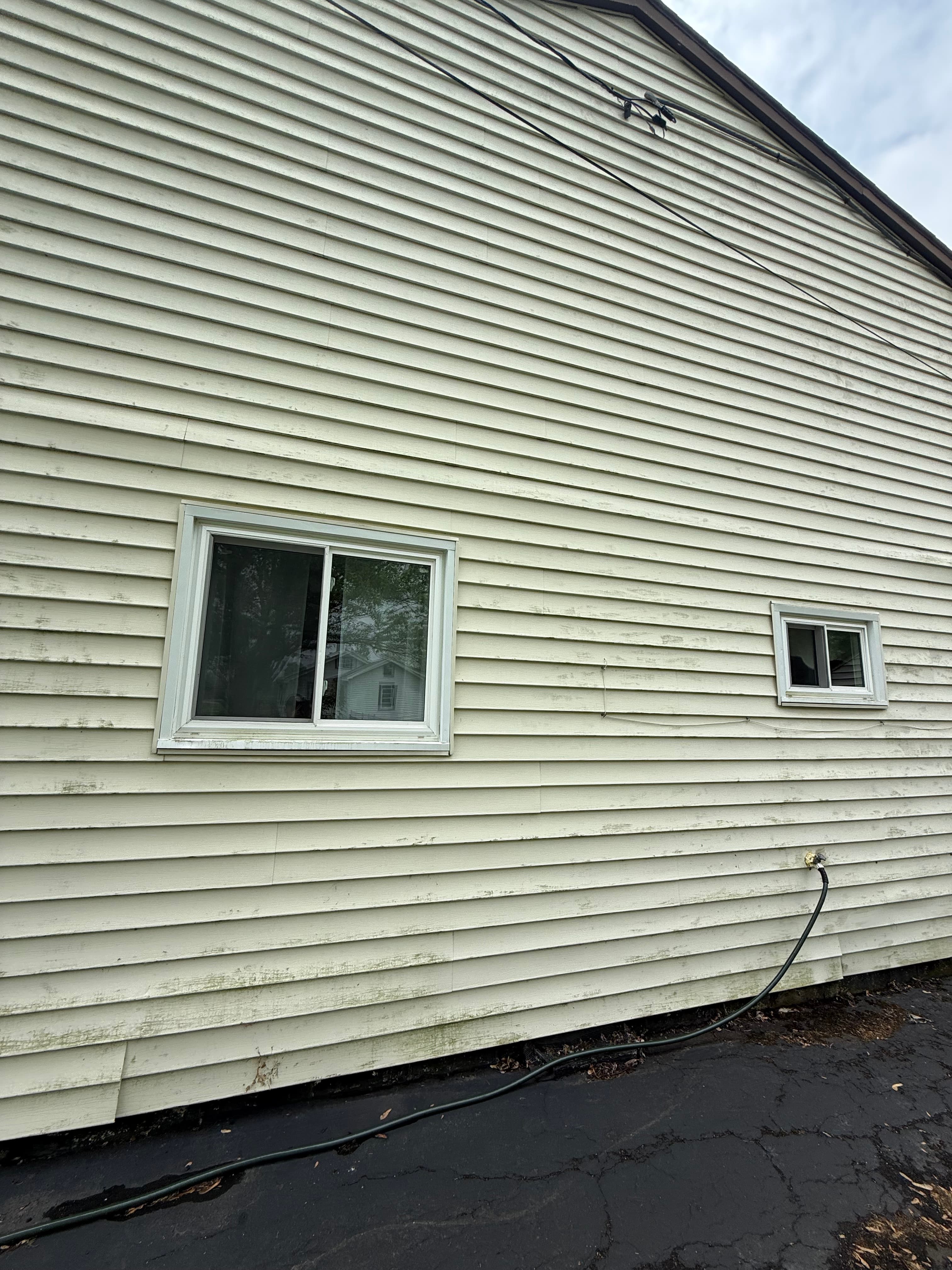 Before: Vinyl Siding Deep Clean