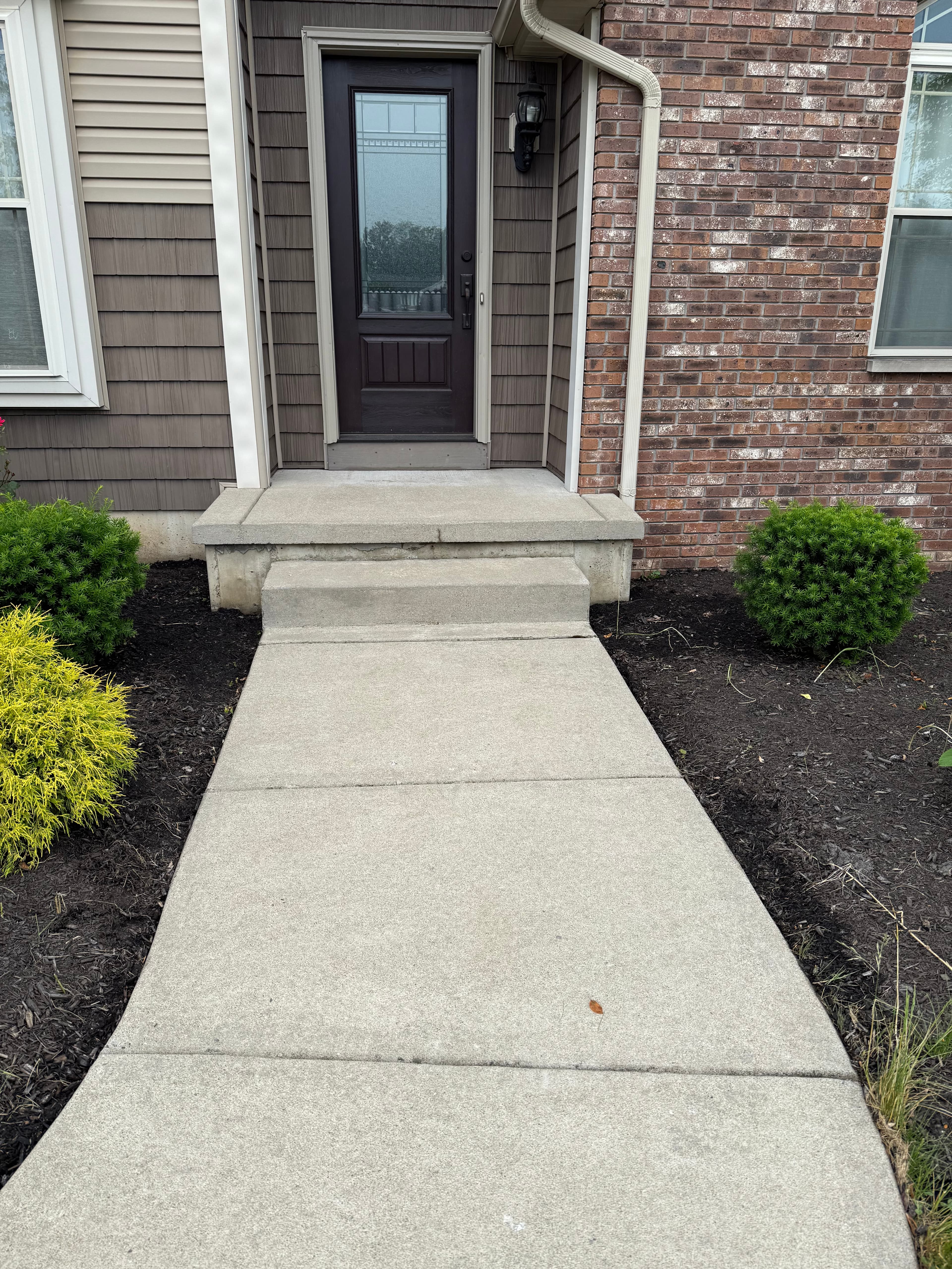 After: Front Entrance Makeover