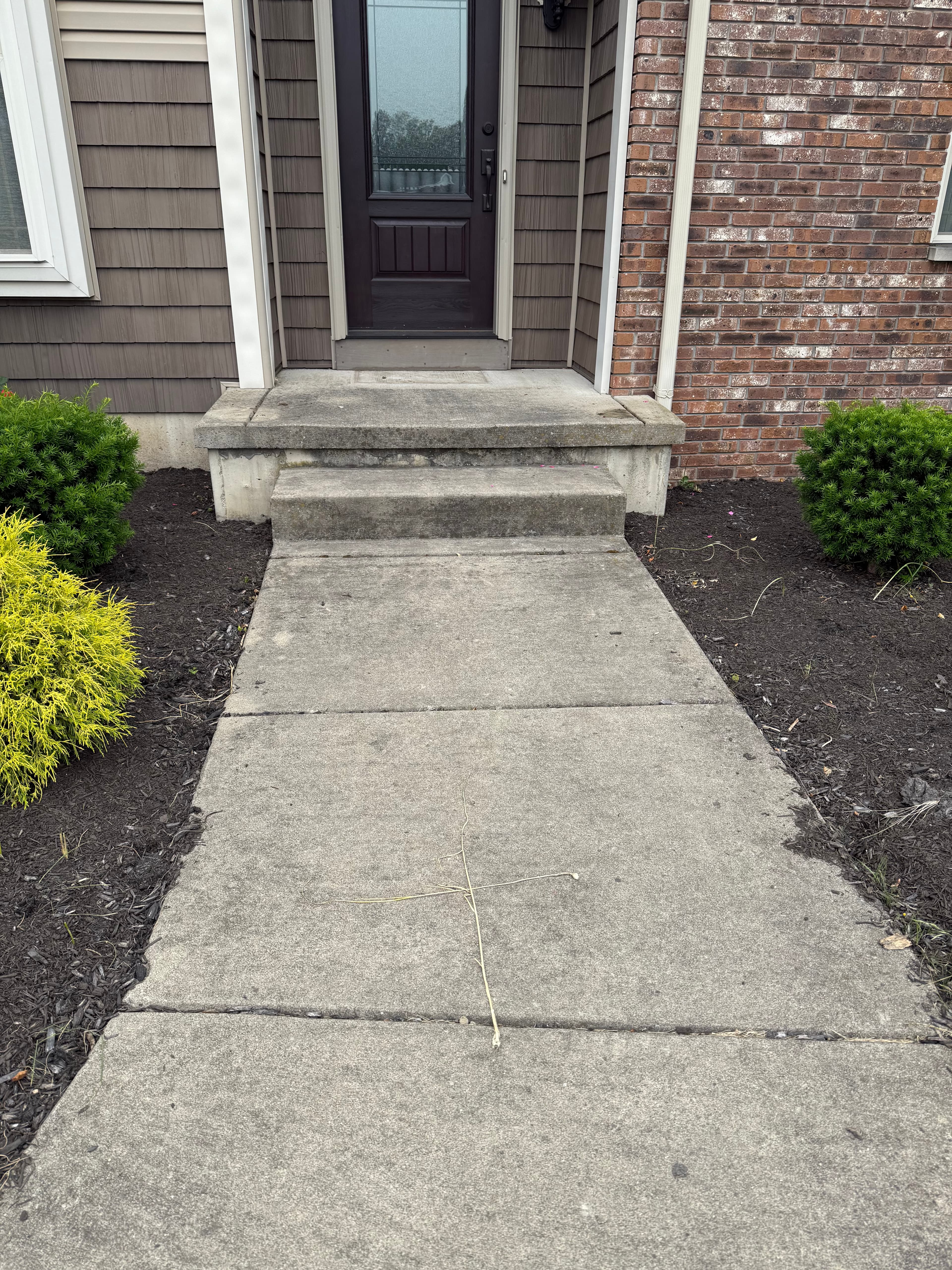 Before: Front Entrance Makeover